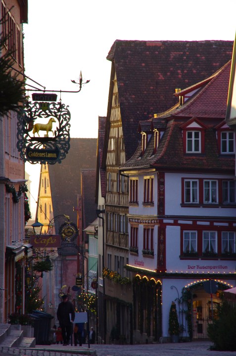 Rothenburg ob der Tauber, Germany - Christmas 2016.